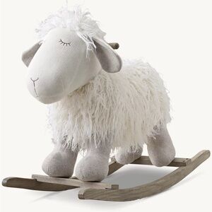 Restoration Hardware RH Baby & Child Wooly Plush Lamb Rocker